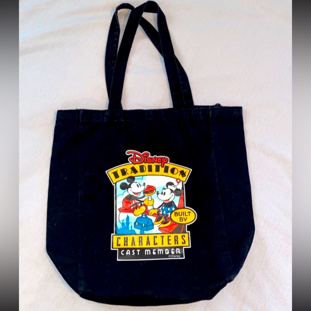 Disney Disneyland Tradition Cast Member Black Tote Bag
